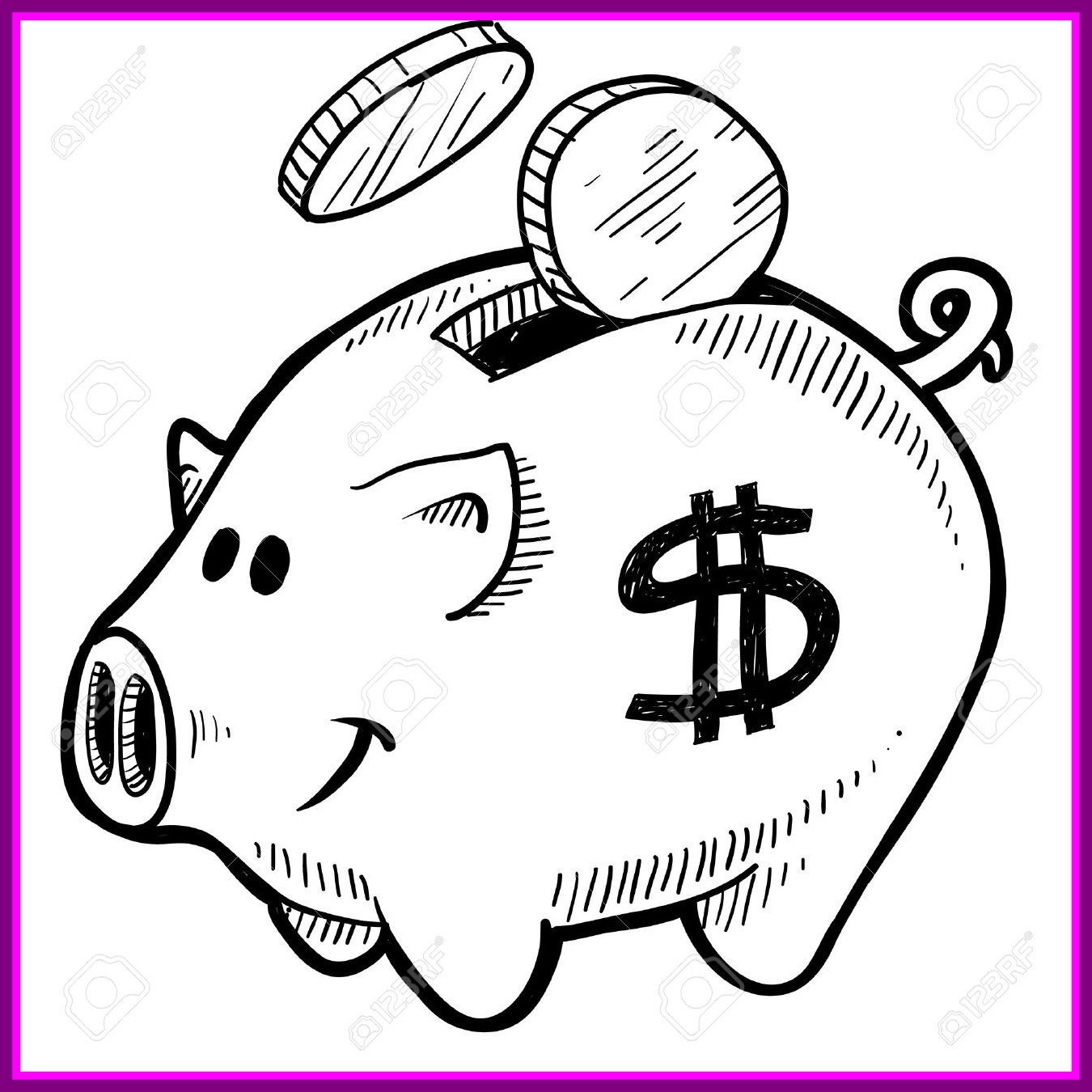 1350x1350 the best dollar sign drawing at getdrawings for personal use - Dollar Sign Drawing