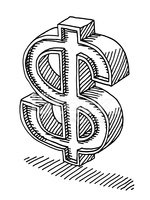 150x200 us dollar sign drawing stock vectors - Dollar Sign Drawing