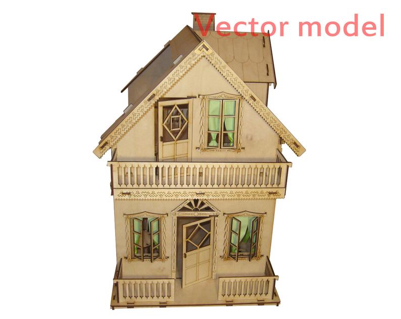 794x631 dollhouse floors with furniture teremok drawing etsy - Dollhouse Drawing