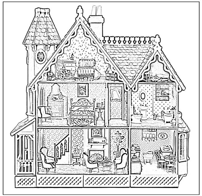 40+ Most Popular Doll House Barbie Dollhouse Drawing The Campbells