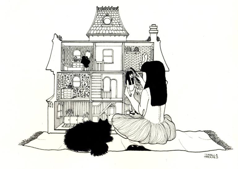 Dollhouse Drawing at PaintingValley.com | Explore collection of