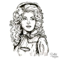 Dolly Parton Drawing