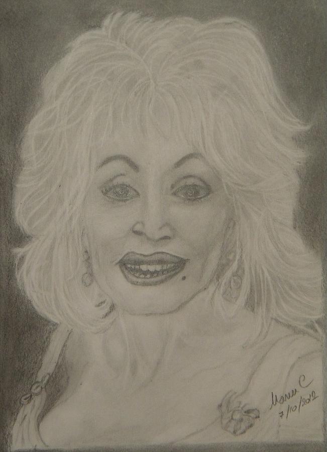 651x900 Dolly Parton Drawing - Dolly Parton Drawing