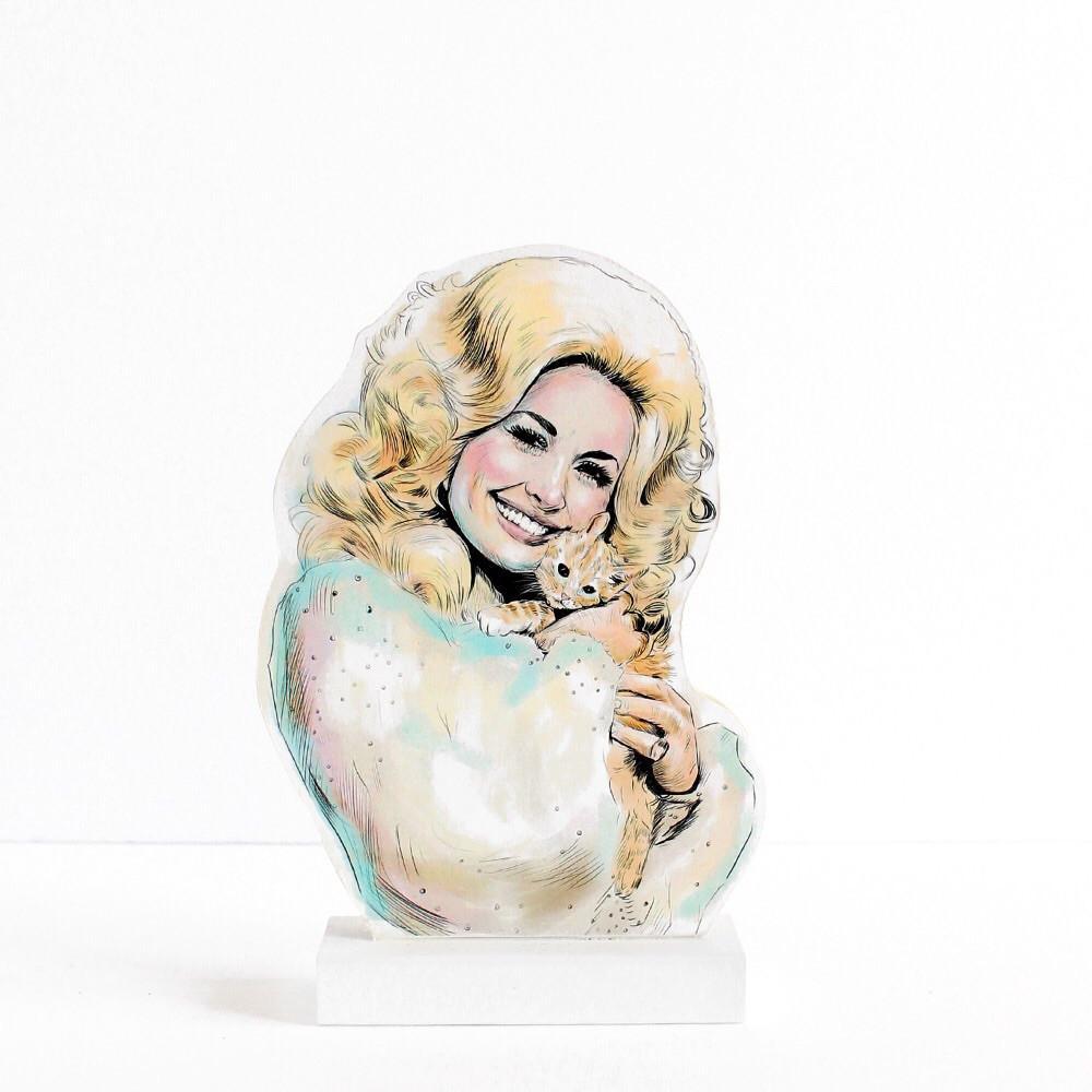 1000x1000 Dolly Parton Standee Watson Lou - Dolly Parton Drawing