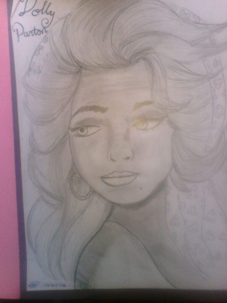 768x1024 My Drawing Of Dolly Parton Art Amino - Dolly Parton Drawing