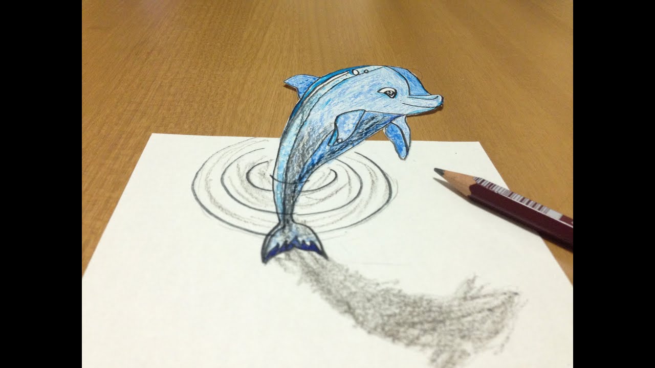 1280x720 Dolphin Drawing - Dolphin Drawing