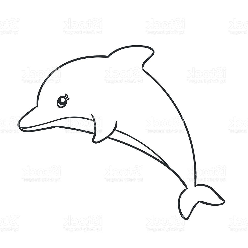 1024x1024 dolphin drawings simple drawing attachment - Dolphin Drawing