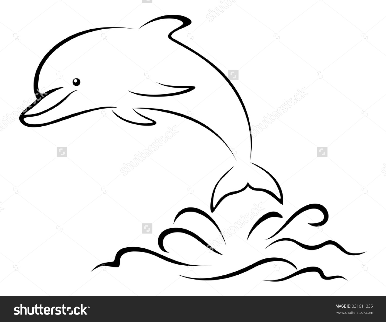 1500x1251 dolphin drawing for kids and dolphin cartoon drawing - Dolphin Drawing For Kids