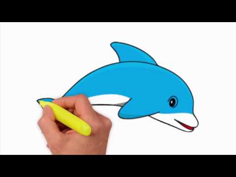 480x360 coloring pages drawings of dolphins jumping out of water - Dolphin Jumping Drawing