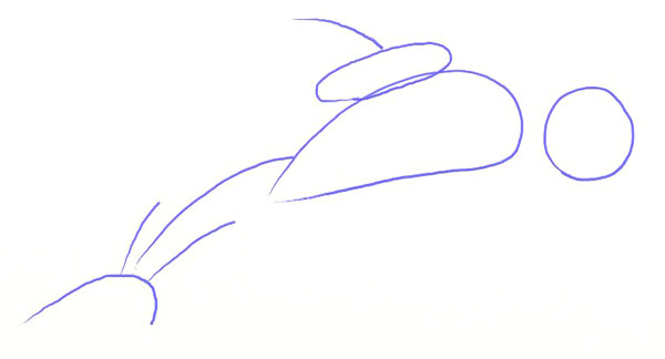 600x324 How To Draw A Dolphin - Dolphin Jumping Drawing