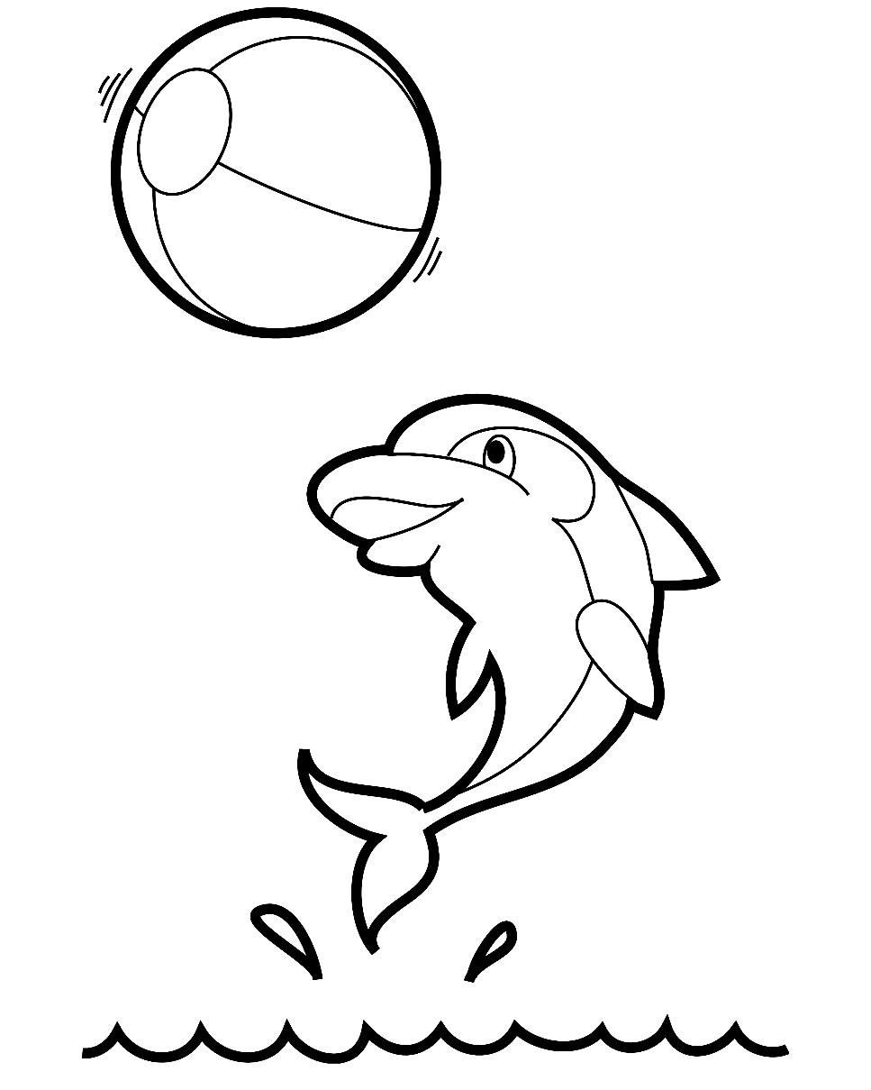 967x1209 Dolphin Outline Drawing - Dolphin Outline Drawing