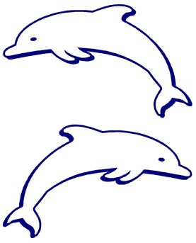 277x343 Dolphin Outline - Dolphin Outline Drawing