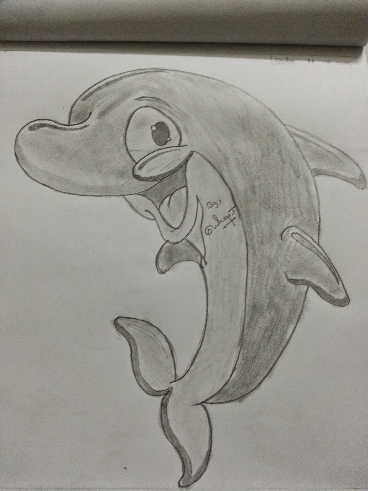 1200x1600 Pencil Drawing Of Very Cute Dolphin Beautiful Pencil Drawings - Dolphin Pencil Drawing