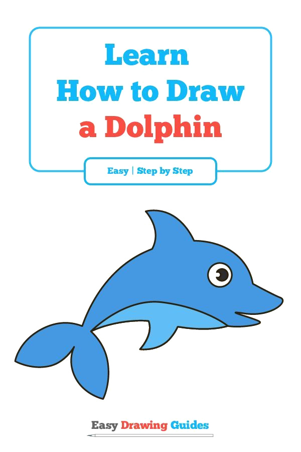 600x900 how to draw a dolphin easy how to draw a dolphin in a few easy - Dolphin Step By Step Drawing