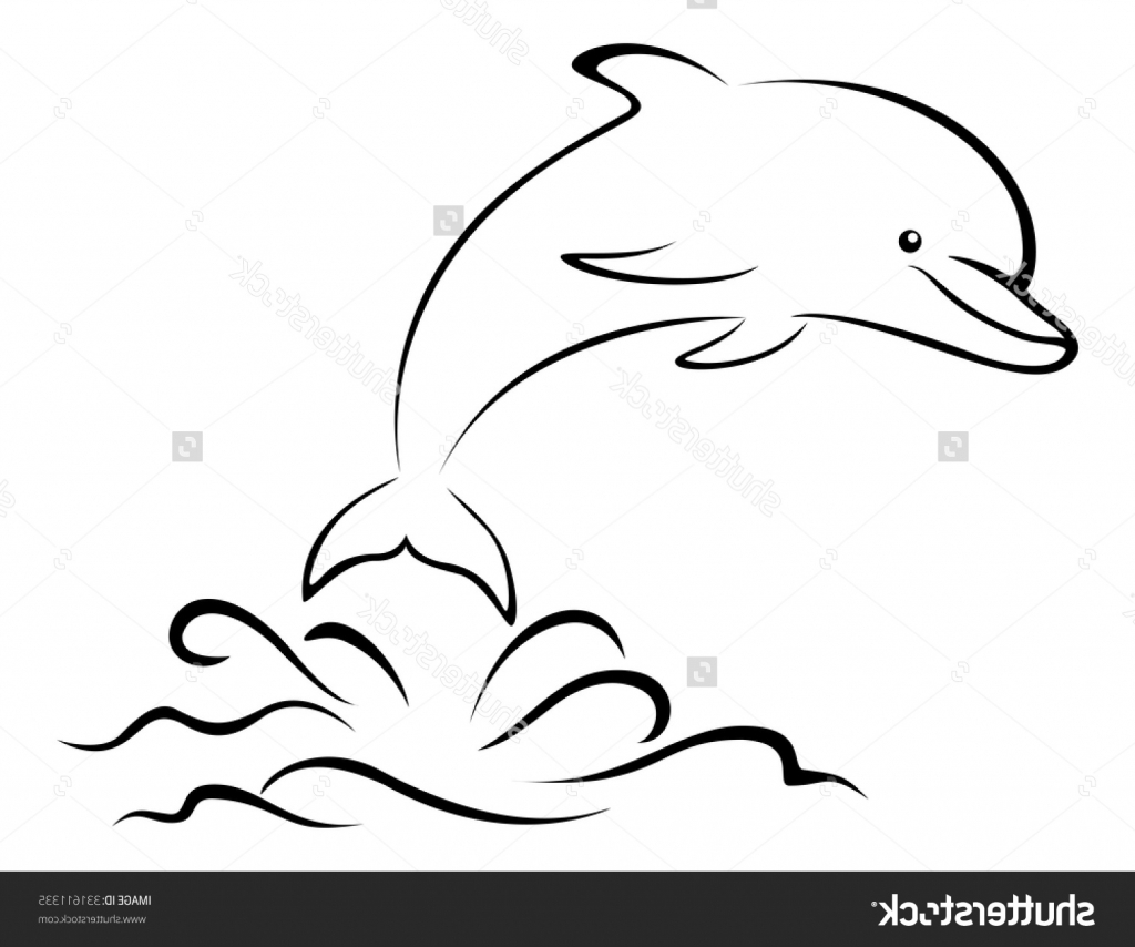 1024x854 Huge Collection Of 'easy Dolphin Drawing' Download More Than - Dolphin Step By Step Drawing