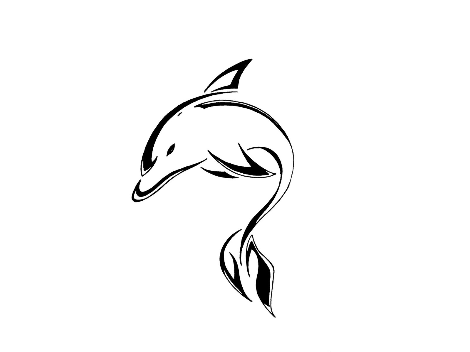 1600x1200 Latest Dolphin Tattoo Designs And Ideas - Dolphin Tattoo Drawings