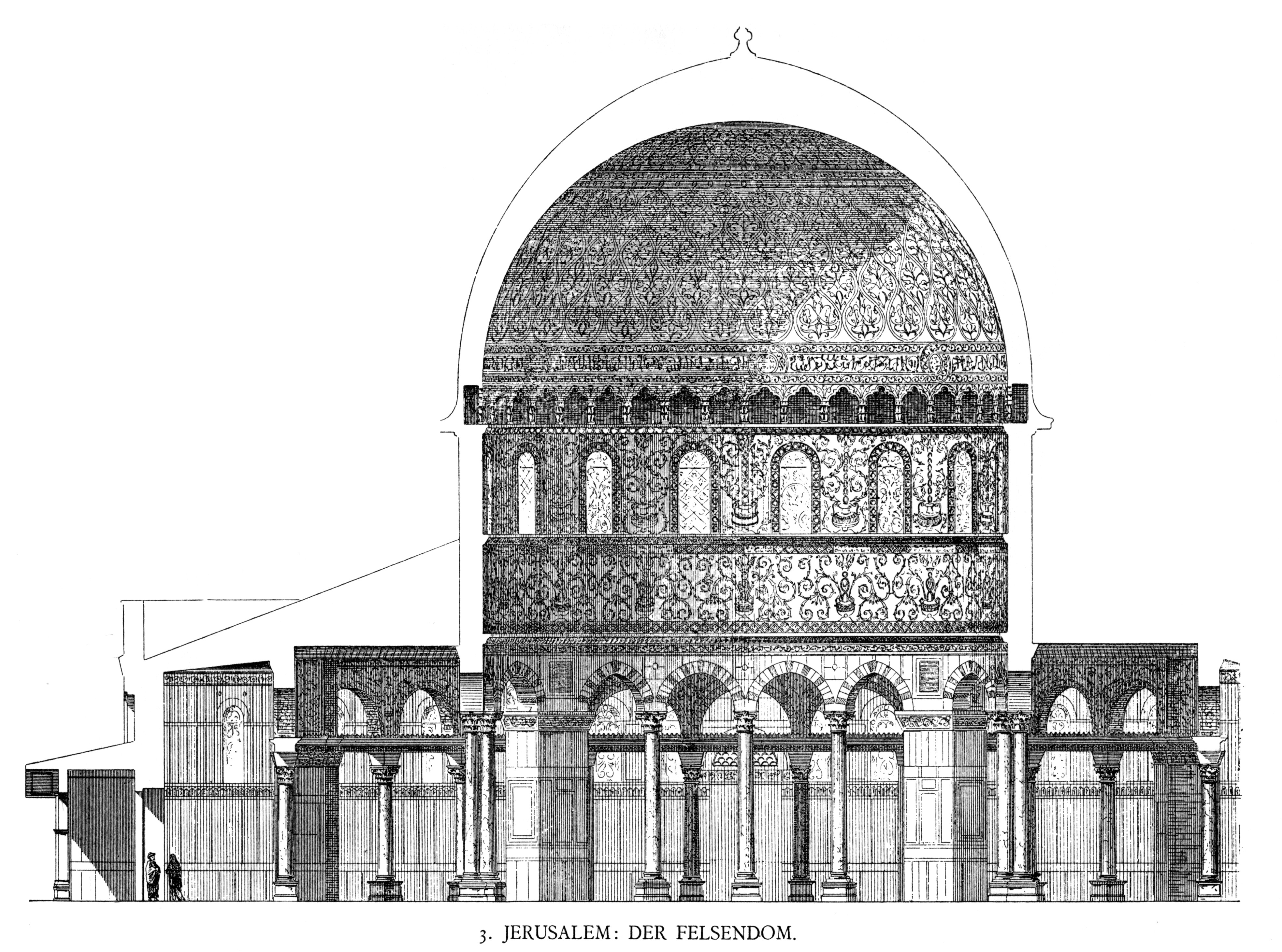 3935x2923 dome of the rock religion wiki fandom powered - Dome Drawing