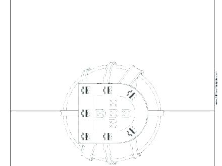 440x330 Dominican Republic Flag Coloring - Dominican Flag Drawing