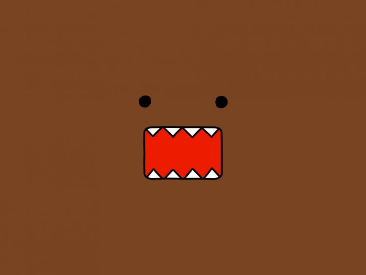 748x561 face, domo, brown, drawing, minimalism wallpapers hd desktop - Domo Drawing