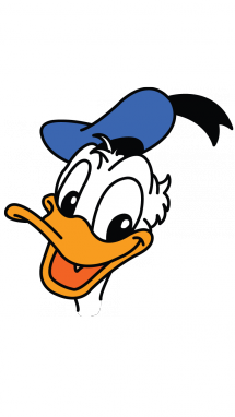 215x382 how to draw donald duck, step - Donald Duck Cartoon Drawing