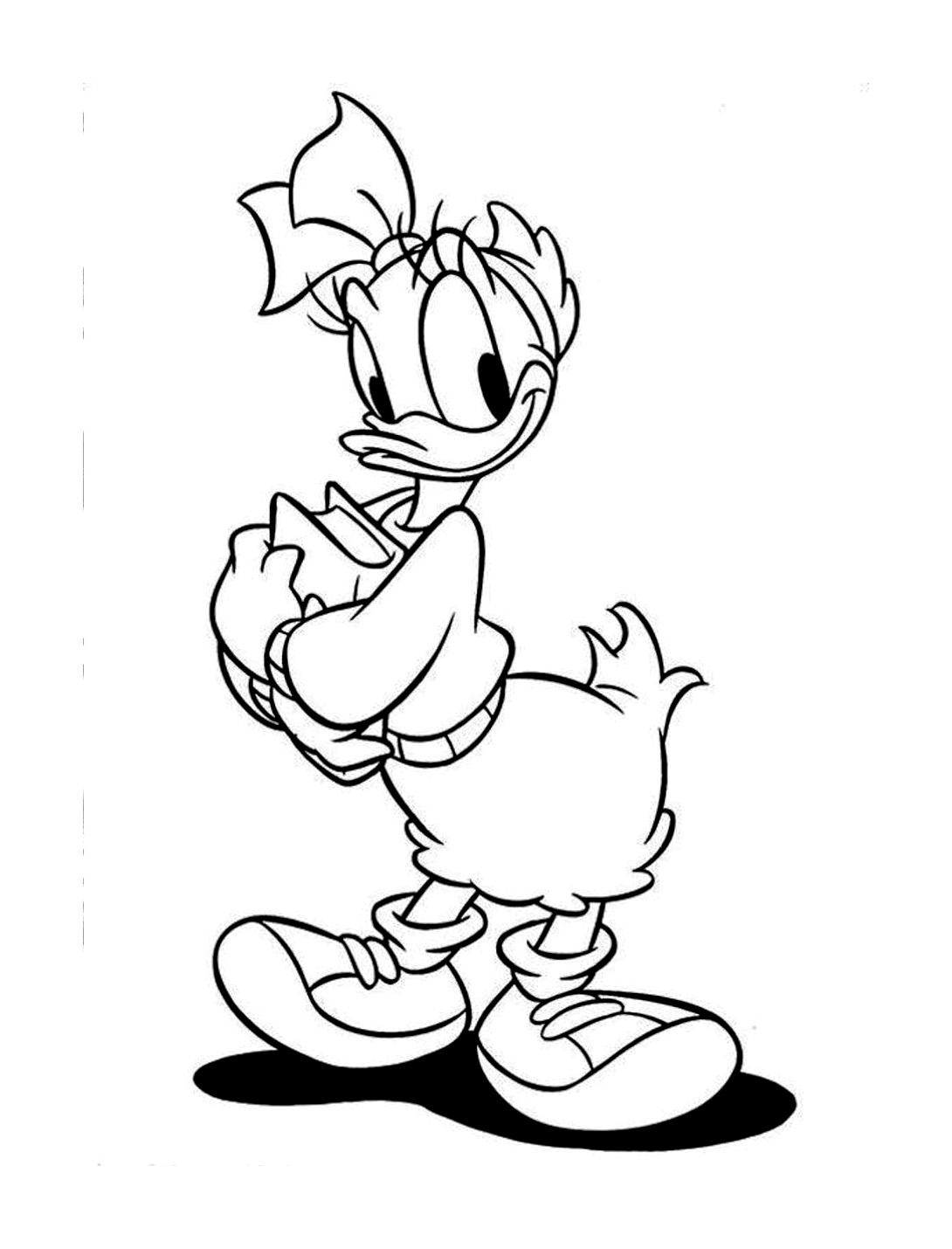 1090x1430 donald duck - Donald Duck Cartoon Drawing