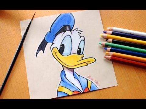 480x360 Drawing Disney's Donald Duck Prismacolor - Donald Duck Drawing