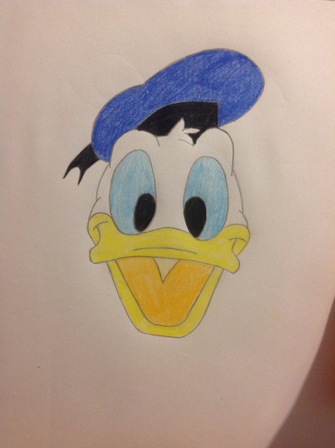 478x640 How To Draw Donald Duck - Donald Duck Drawing
