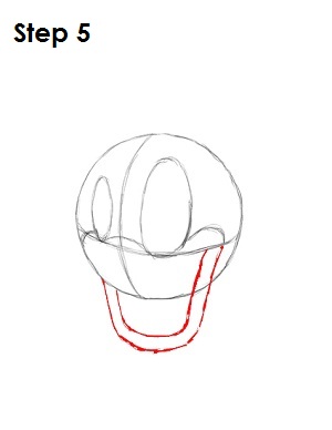 300x388 How To Draw Donald Duck - Donald Duck Drawing