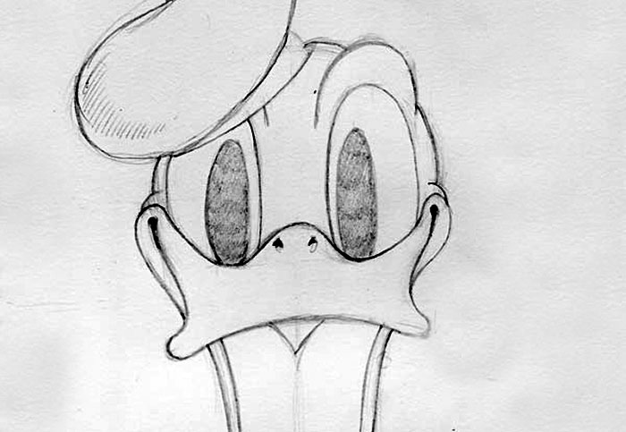 700x483 How To Draw Donald Duck Featured - Donald Duck Drawing