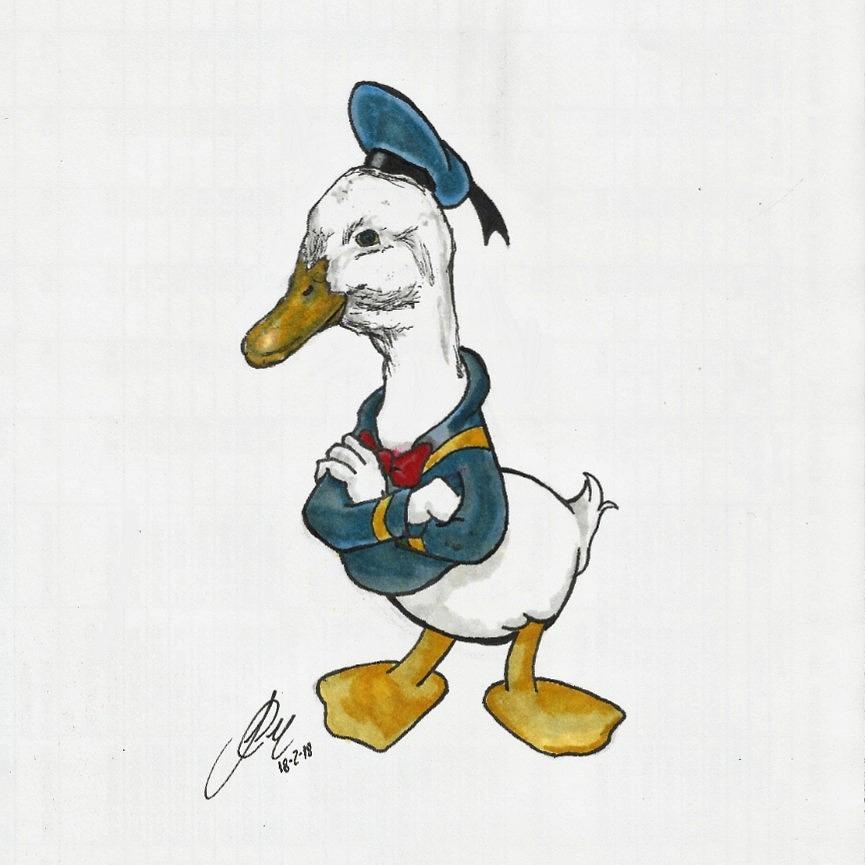 865x865 Donald Duck Drawing - Donald Duck Drawing