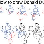 150x150 duckstep how to draw donald duck step step pictures - Donald Duck Drawing Step By Step