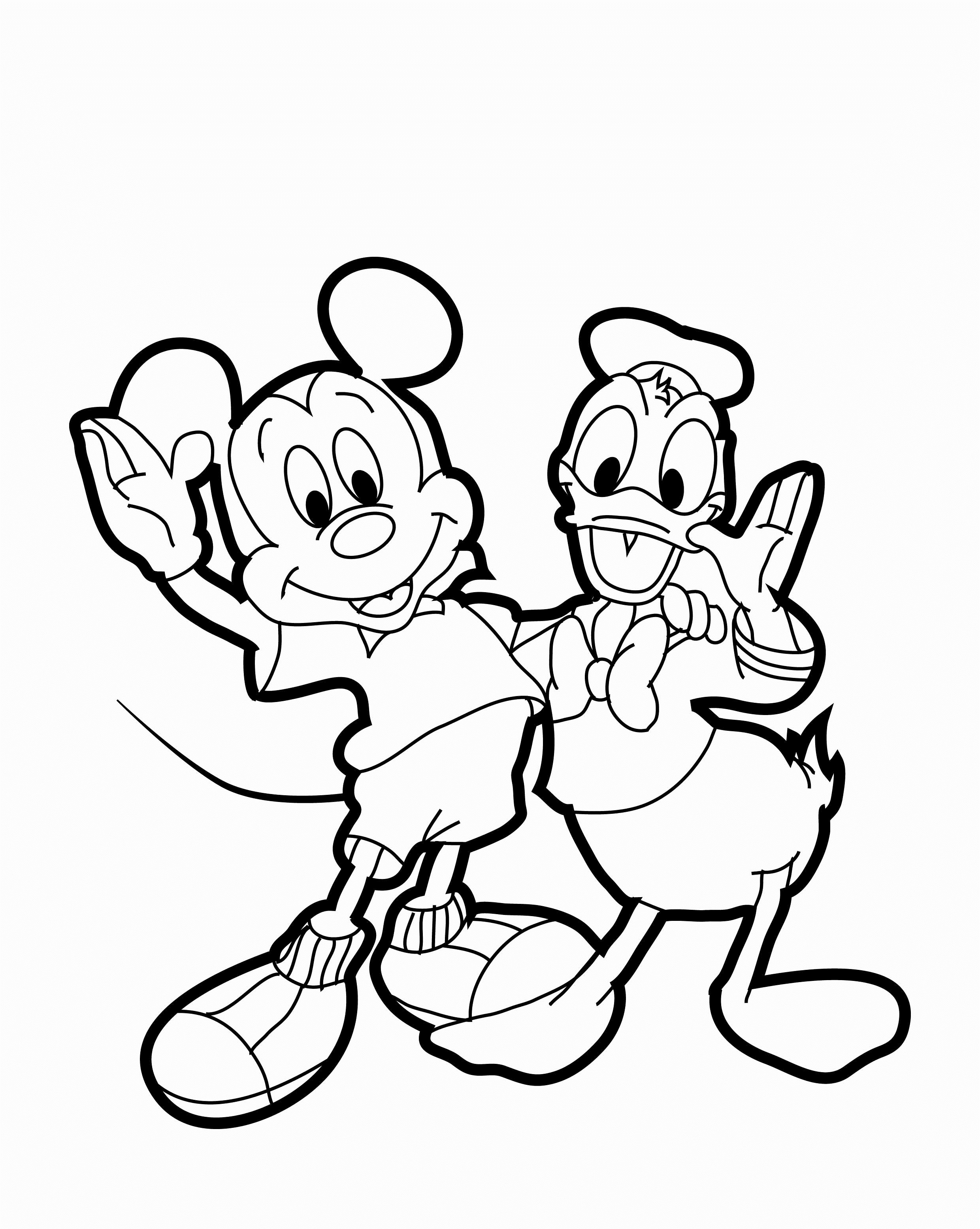 2480x3111 Donald Duck Line Drawing - Donald Duck Line Drawing