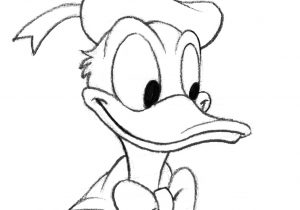 300x210 Drawing Donald Duck - Donald Duck Line Drawing