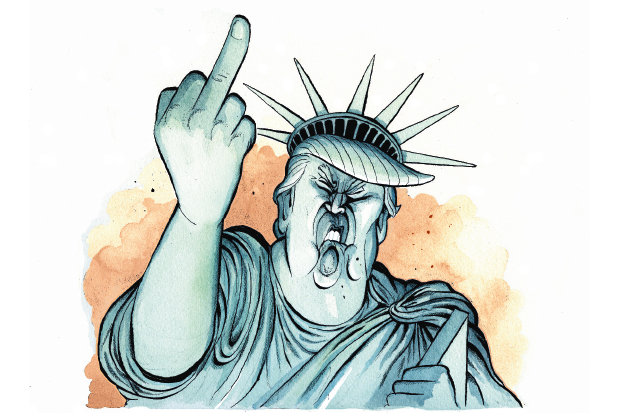 620x413 donald trump's angry america the spectator - Donald Trump Easy Drawing