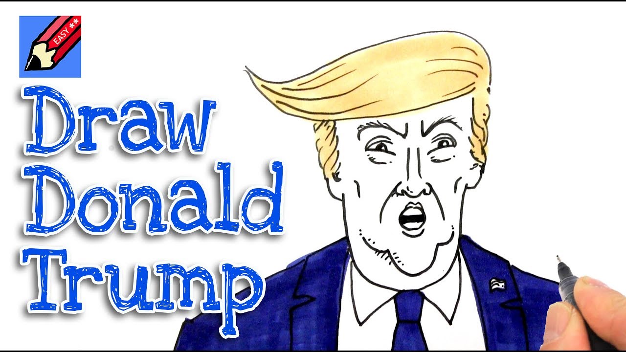 Donald Trump Easy Drawing at Explore collection of