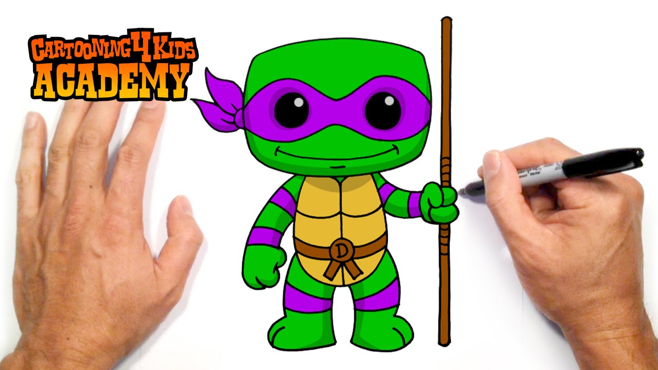 1280x720 how to draw donatello tmnt - Donatello Drawings