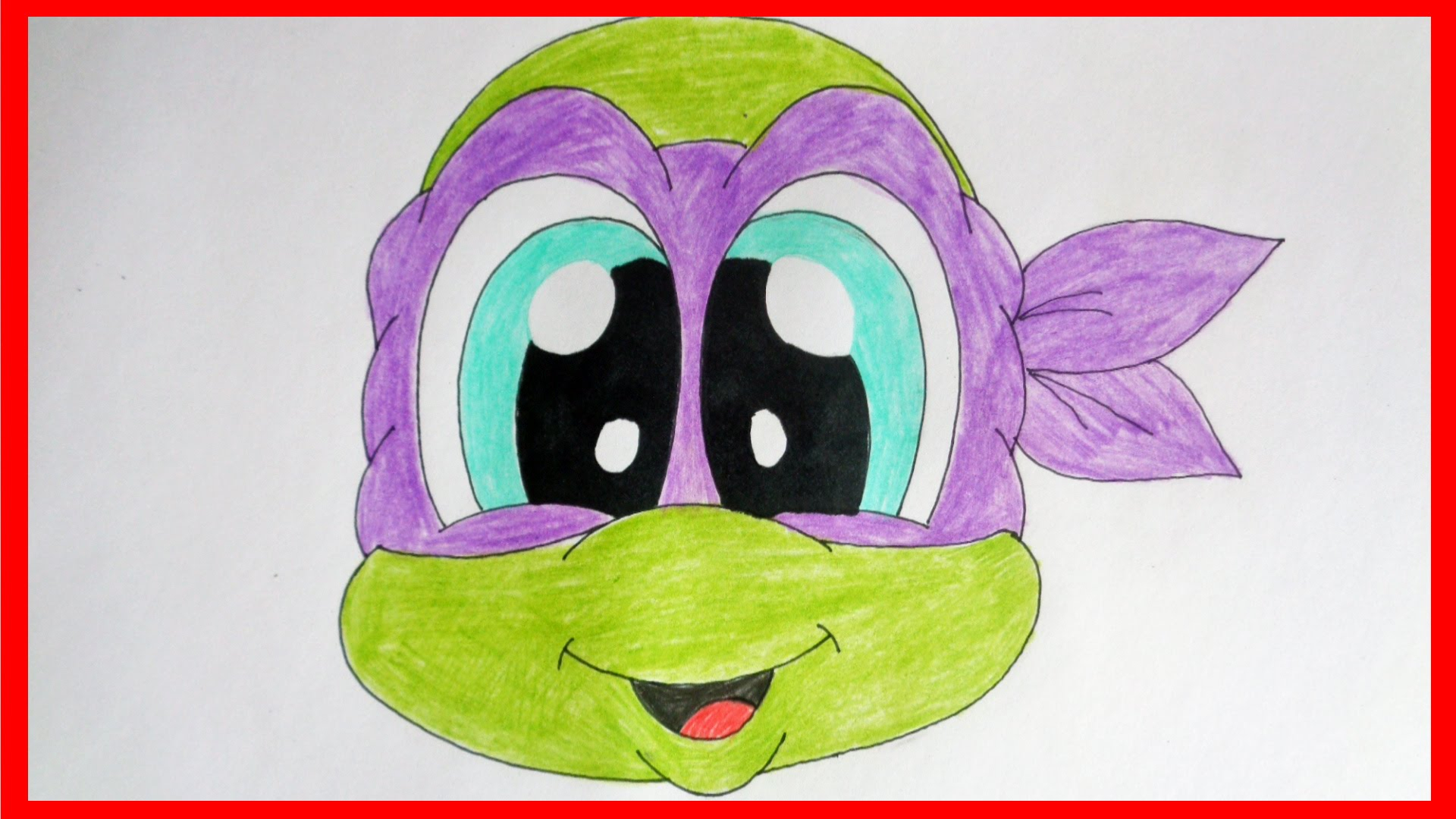 1920x1080 cute baby turtle drawing how to draw cute ninja turtles, donatello - Donatello Ninja Turtle Drawing