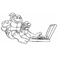 230x230 top free printable ninja turtles coloring pages online - Donatello Ninja Turtle Drawing