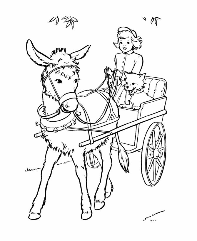 670x820 Cart Drawing Donkey Transparent Png Clipart Free Download - Donkey Drawing Outline