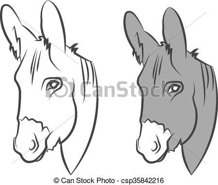450x382 Illustration Cute Draw Donkey Vector - Donkey Face Drawing