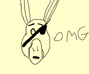 300x250 Surprised Donkey Face Drawing - Donkey Face Drawing