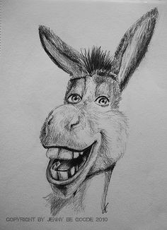 236x326 Best Donkey Drawing Images Horses, Donkey Drawing, Animal - Donkey Head Drawing