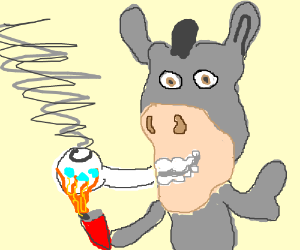 300x250 Donkey From Shrek On Crack Cocaine Drawing - Donkey Shrek Drawing
