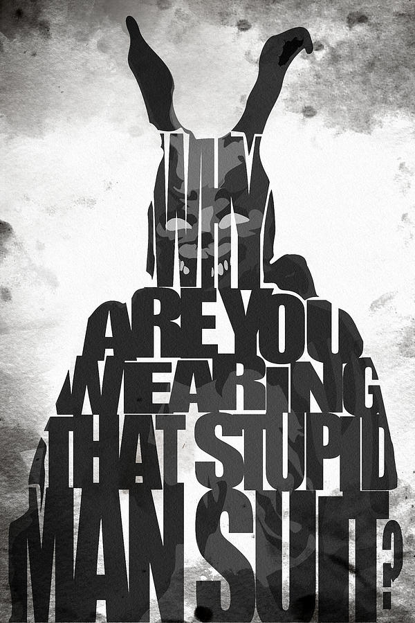 600x900 frank the rabbit - Donnie Darko Frank Drawing