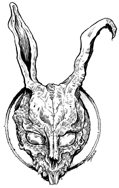 400x631 The Only Tattoo I've Ever Considered This In Glo In The Dark Ink - Donnie Darko Frank Drawing