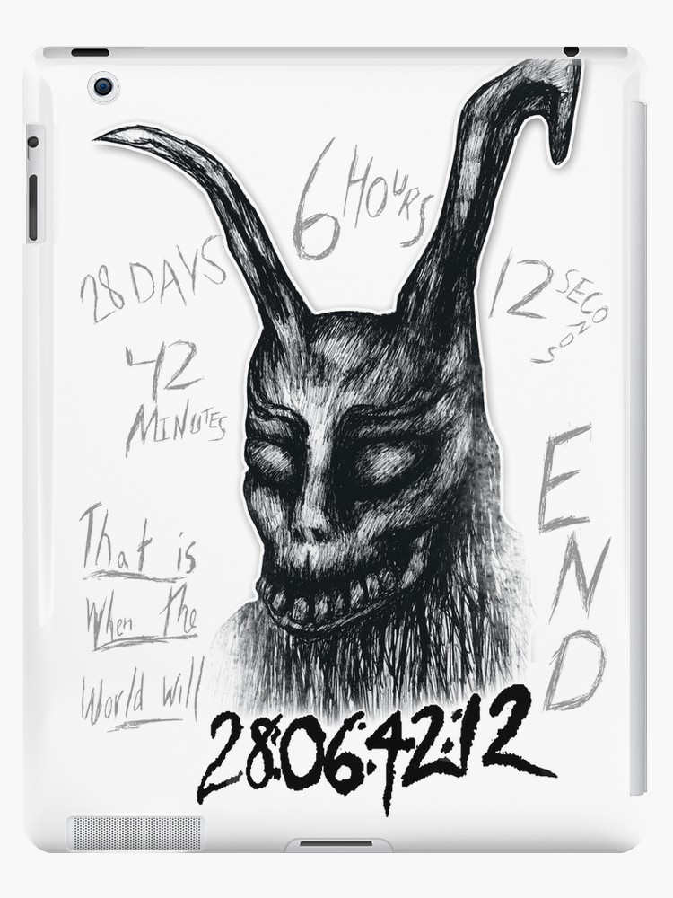 750x1000 Donnie Darko Frank The Rabbit The World Will End Ipad Cases - Donnie Darko Rabbit Drawing