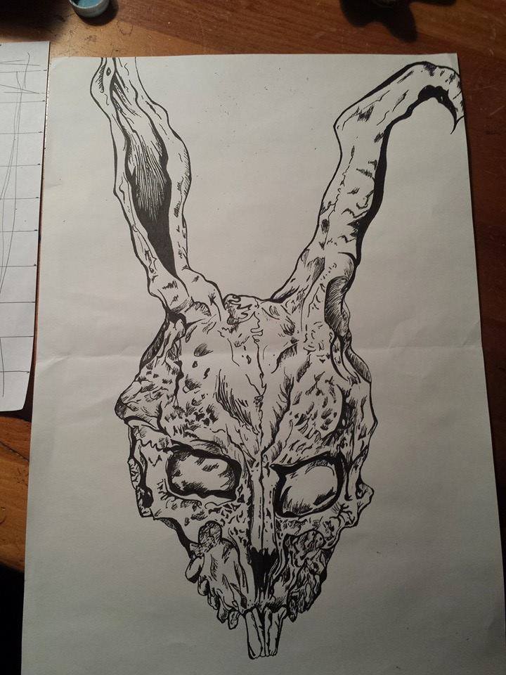 720x960 Donnie Darko Rabbit Drawing - Donnie Darko Rabbit Drawing