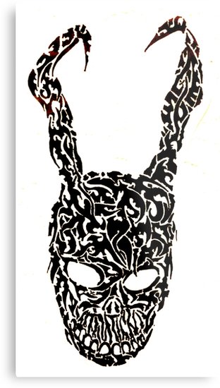 312x550 Donnie Darko Rabbit Metal Prints - Donnie Darko Rabbit Drawing