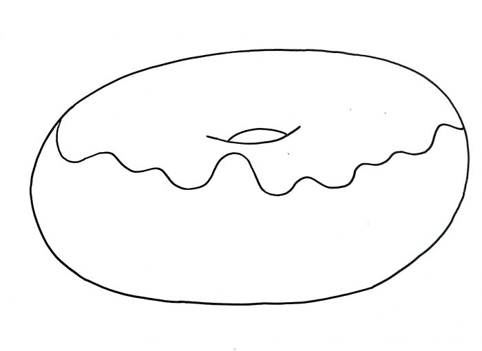 700x510 how to draw a donut drawing tutorials how to draw step - Donut Drawing