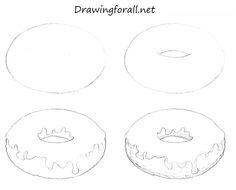 236x190 how to draw a donut how to draw in art handouts, art - Donut Drawing